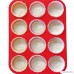 Kemilove 12 Cup Silicone Muffin Cupcake Baking Pan Non Stick Dishwasher Microwave Safe - B06XPYM6PD